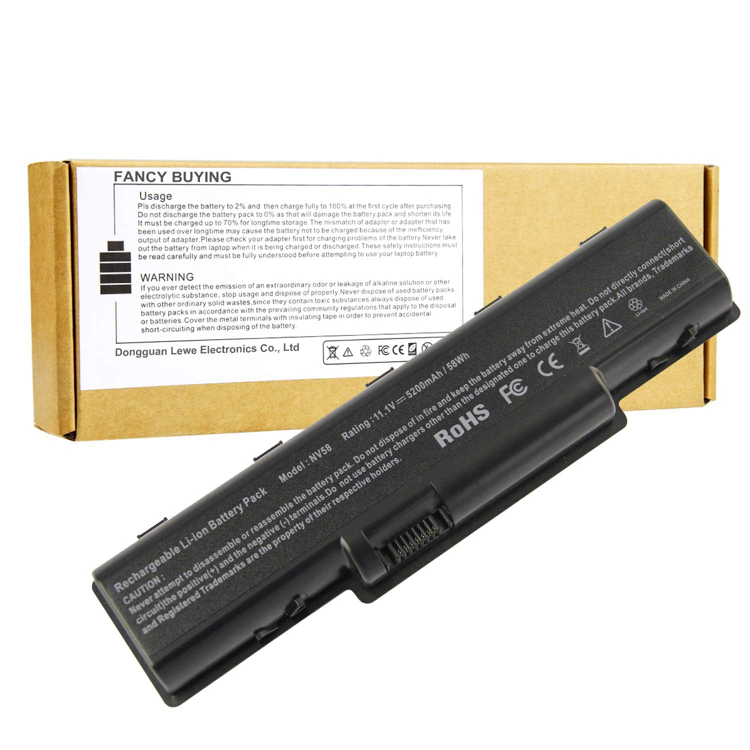 Fancy Buying New Laptop Battery for Acer Aspire 5532 5732Z 5334 5517 AS09A31 AS09A61 AS09A41 AS09A51 AS09A71 AS09A75, Bell EasyNote TJ61 TJ62 TJ63 TJ64 TJ65 TJ66 TJ67 TR81 TR82 TR83 TR85 TR86 TR87