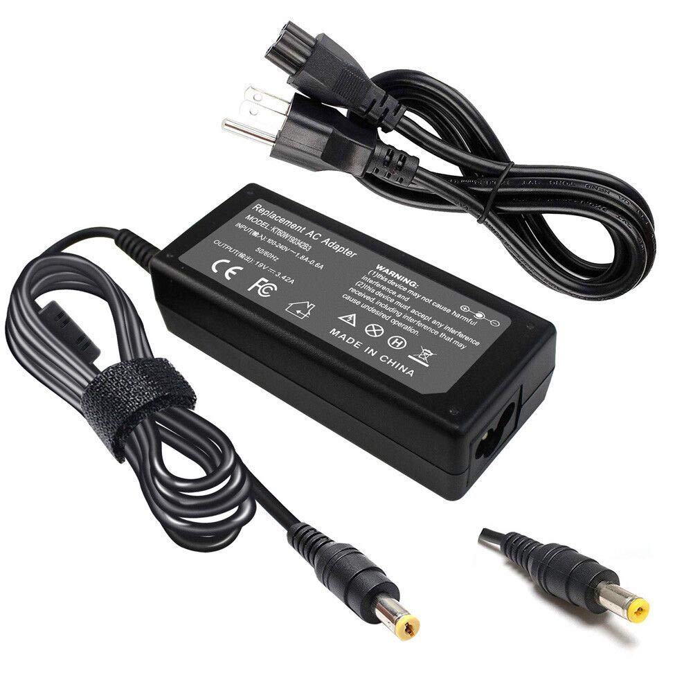 65W 19V 3.42A AC Adapter Charger Compatible with Acer Aspire V5 V3 V7 S3 E1 R3 R7 M5 E1 5349 5750 5250 7560 AS7750, Monitor S202HL H236HL G246HL H276HL G276HL S220HQL HN274H PA-1650-86 Power Supply