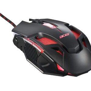 Acer Nitro Gaming Mouse III: 6D Optical Gaming Mouse with High 125MHz Polling Rate | 7 Colorful Breathing Lights with LED Logo and Pattern | 6 Optional DPI Shifts (800-7200) | 6 Buttons