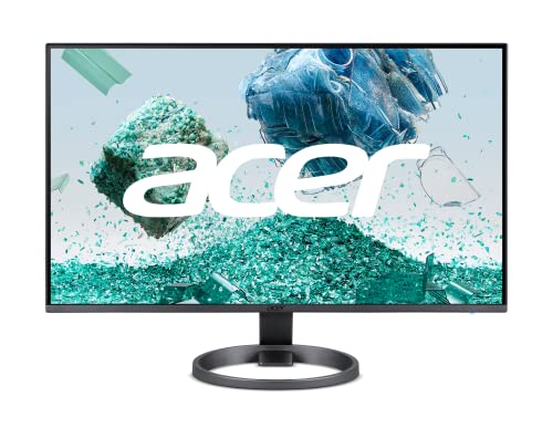 Acer Vero RL272 yii 27” 1920 x 1080 IPS Ultra-Thin Monitor | AMD FreeSync Technology | 75Hz Refresh | 1ms (VRB) | Zero-Frame | Made with 85% PCR & 5% Ocean-Bound Plastics | 2 x HDMI 1.4 Ports & VGA