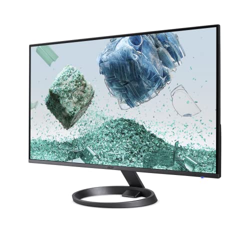 Acer Vero RL272 yii 27” 1920 x 1080 IPS Ultra-Thin Monitor | AMD FreeSync Technology | 75Hz Refresh | 1ms (VRB) | Zero-Frame | Made with 85% PCR & 5% Ocean-Bound Plastics | 2 x HDMI 1.4 Ports & VGA