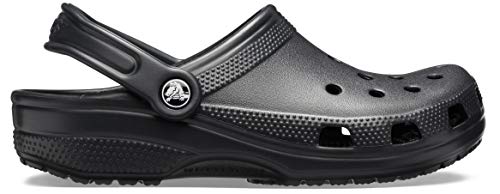 Crocs Unisex-Adult Classic Clogs (Best Sellers), Black, 5 Men/7 Women