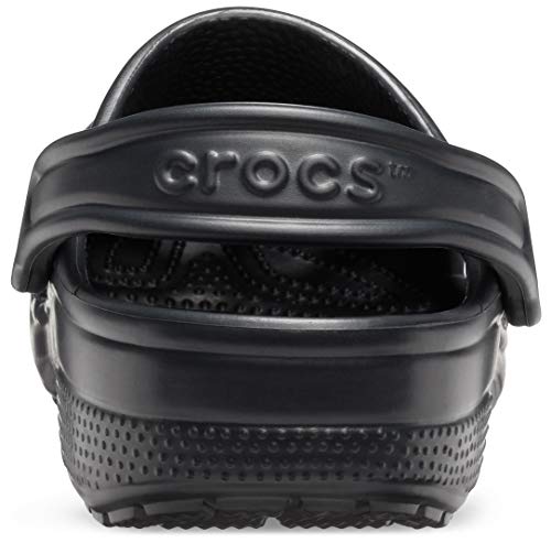 Crocs Unisex-Adult Classic Clogs (Best Sellers), Black, 5 Men/7 Women