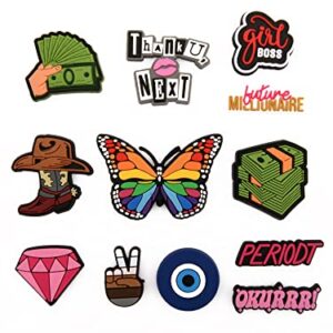 VZDIOR 30 Pcs Child School Sports Shoe Charms Teen Anime Dogs Cats Shoes Decorations Cute Comic Animals PVC Wristband Accessories