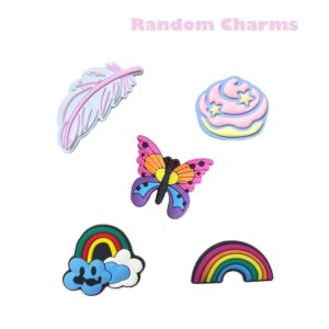 35,50,100Pcs Random Shoe Charms for Girls Cute PVC Shoes Accessories Charms,Lovely Charms Kawaii Pink Charms Shoe Decorations & Bracelet Wristband Party Gifts (35)