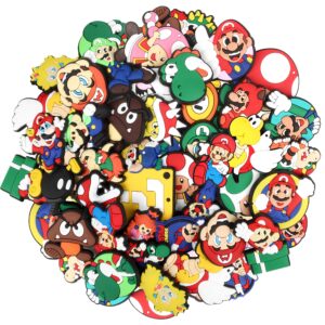 GOEKUU 30PCS, 35PCS Cartoon Shoe Charms for Boys, Teens, Girls, Kids, Game Shoe Decoration Charms for Clog Sandals, Holiday Party Gifts