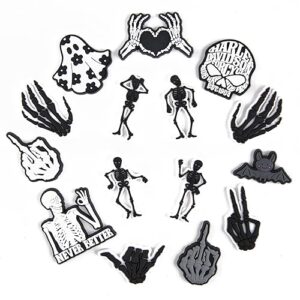 halloween horror shoe charms halloween shoes decoration accessories for teens boys girls birthday gifts trs025-15pcs