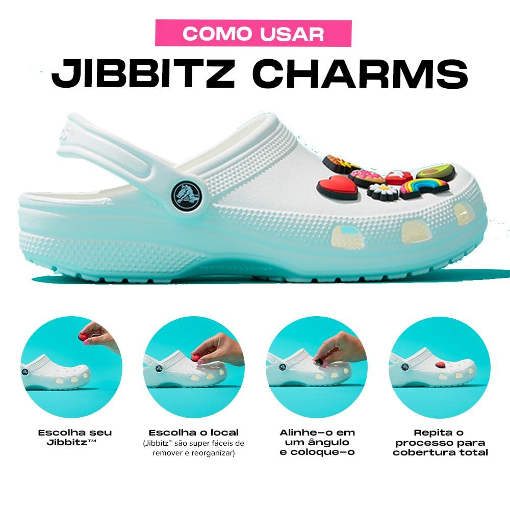 Crocs Jibbitz Number Shoe Charms | Jibbitz for Crocs, Number 4, Small