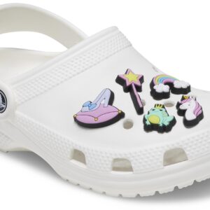 Crocs Unisex's Jibbitz Shoe Unicorn Multi, Animal Charms, Princess Pack, 5 Pack