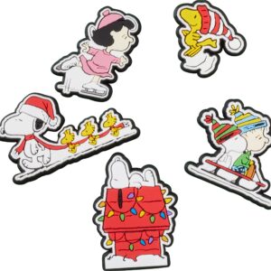 Crocs Jibbitz 5-Pack Holiday Shoe Charms | Jibbitz for Crocs, Charlie Brown Christmas, Small