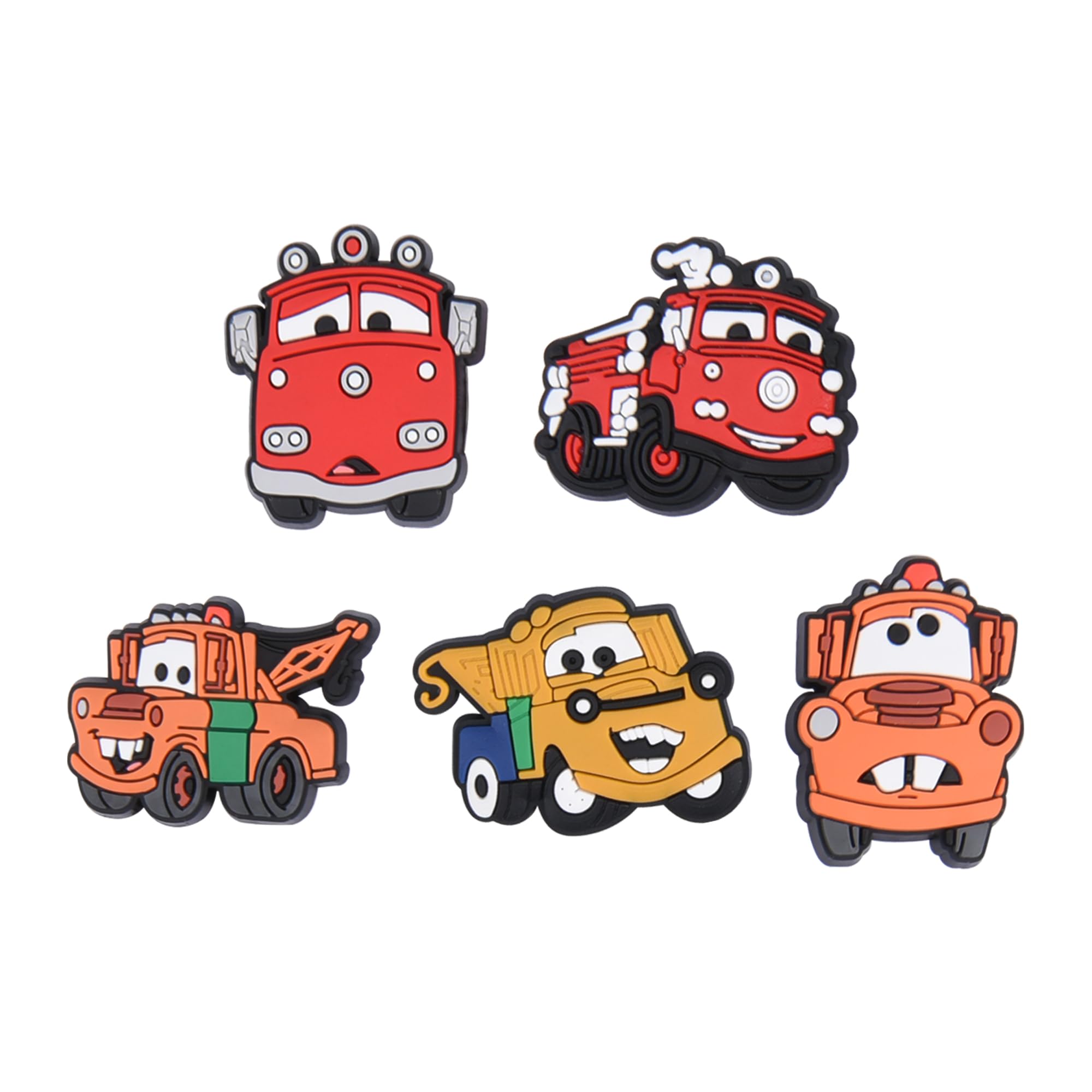 20PCS PVC Shoe Charms for Croc Cartoon Car Shoes-Decorations Accessories for Kids Party Gifts