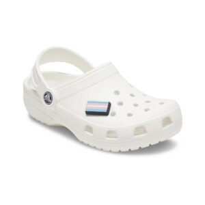 Crocs Jibbitz Rainbow Shoe Charms | Jibbitz for Crocs, Transgender Flag, Small