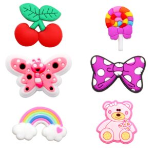20PCS Lovely Shoe Charms for Croc slipper, PVC Charms for Kids Girls Womens Clog Shoes Decorations Charms Summer Birthday Gift