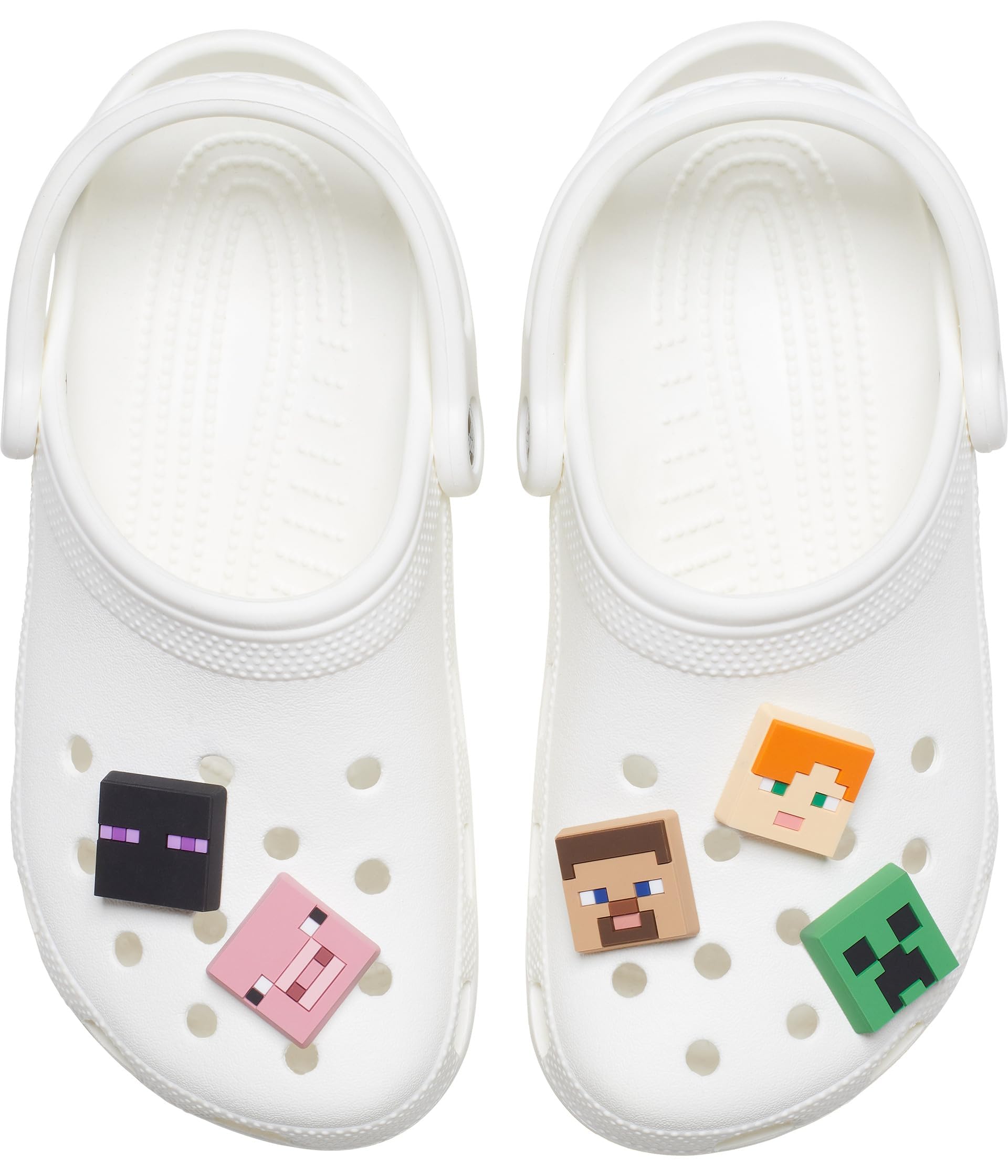 Crocs Jibbitz 5-Pack Minecraft Shoe Charms, Jibbitz Charms for Crocs