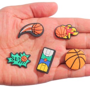 Hevmeg Sports Shoe Charms for Shoes,Baseball Softball Soccer Football Basketball Charms for Boy Girl Women Men