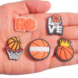 Hevmeg Sports Shoe Charms for Shoes,Baseball Softball Soccer Football Basketball Charms for Boy Girl Women Men