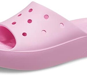 Crocs Women's Classic Slide | Platform Sandals, Flamingo, Numeric_7