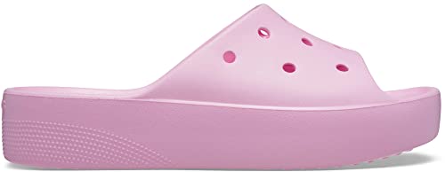 Crocs Women's Classic Slide | Platform Sandals, Flamingo, Numeric_7