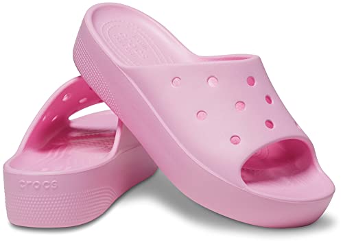 Crocs Women's Classic Slide | Platform Sandals, Flamingo, Numeric_7