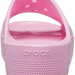 Crocs Women's Classic Slide | Platform Sandals, Flamingo, Numeric_7