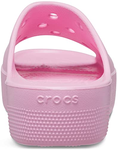 Crocs Women's Classic Slide | Platform Sandals, Flamingo, Numeric_7