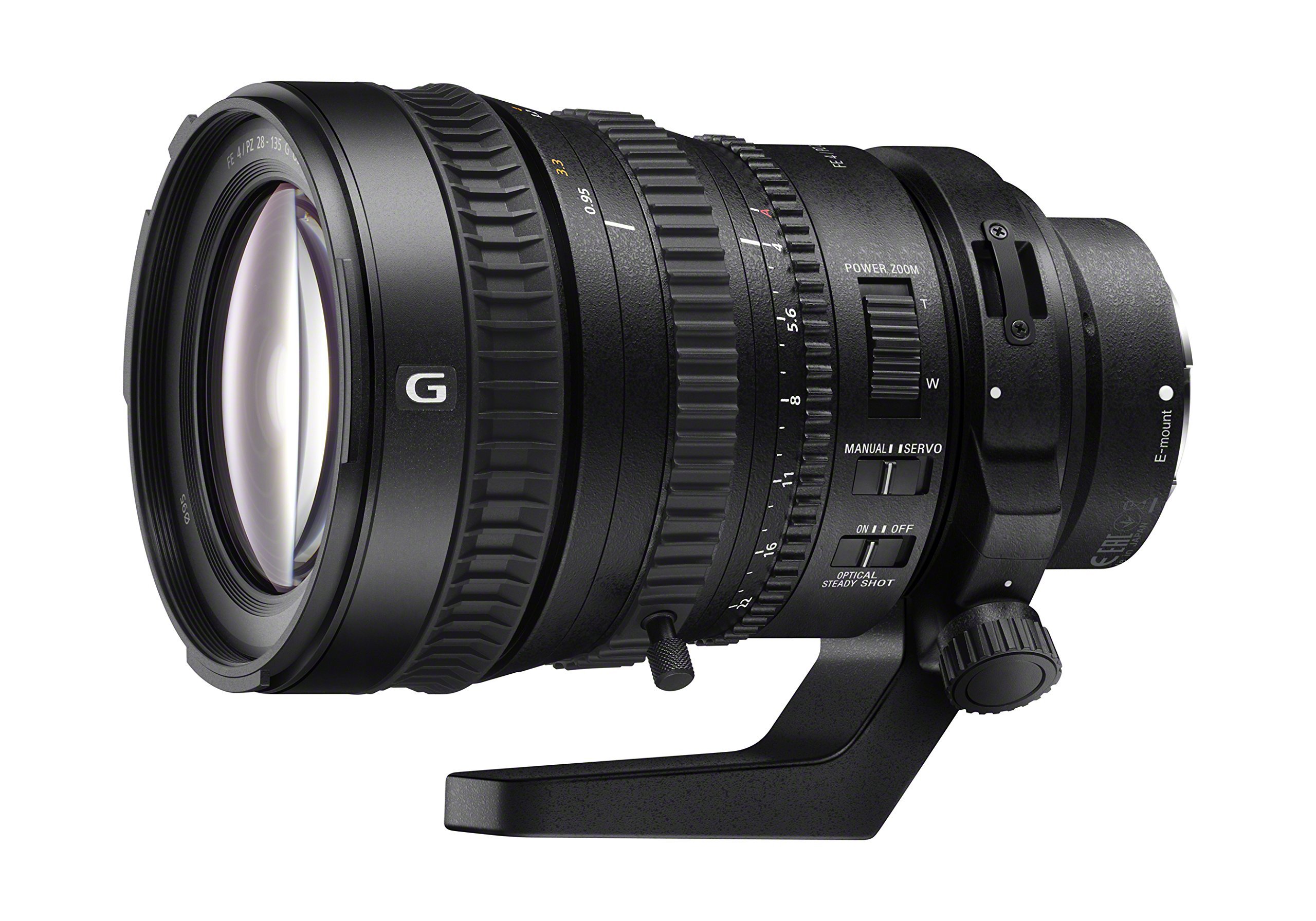 Sony 28-135mm FE PZ F4 G OSS Full-frame E-mount Power Zoom Lens (Renewed)