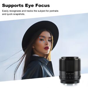 VILTROX 28mm F1.8 Wide Angle Autofocus Lens for Sony E-Mount Lens,Full-Frame Portrait Lens for Sony E Mount Alpha a7 a7II a7III a7R a7RII a7RIII a7RIV a7RV a7SII a7SIII a9 a7C a6500 a6400 a5000 a6000…