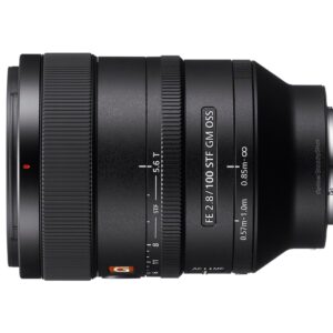 Sony SEL100F28GM 100mm f2.8 Medium-telephoto Fixed Prime Camera Lens, Black (Renewed)