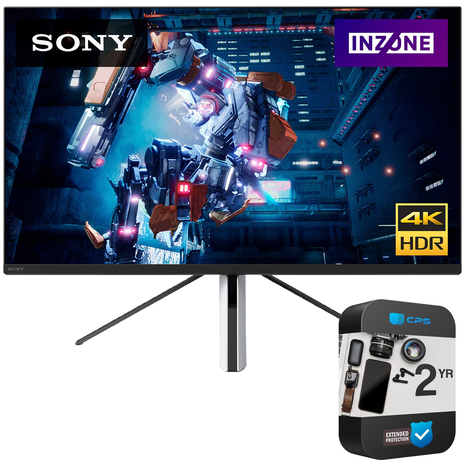 Sony 27" INZONE M9 4K HDR 144Hz Gaming Monitor SDMU27M90 Bundle with CPS 2-Year Extended Protection Pack