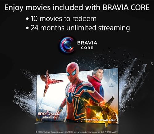 Sony 85 Inch 8K Ultra HD TV Z9K Series: BRAVIA XR 8K Mini LED Smart Google TV with Dolby Vision HDR and Exclusive Features for The Playstation® 5 XR85Z9K- Latest Model,Black