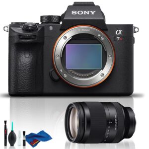 sony alpha a7r iii mirrorless digital camera with 24-240mm lens - starter kit