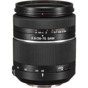 Sony 28-75mm f/2.8 Smooth Autofocus Motor (SAM) Full Frame Lens for Sony A-mount Digital SLR Cameras