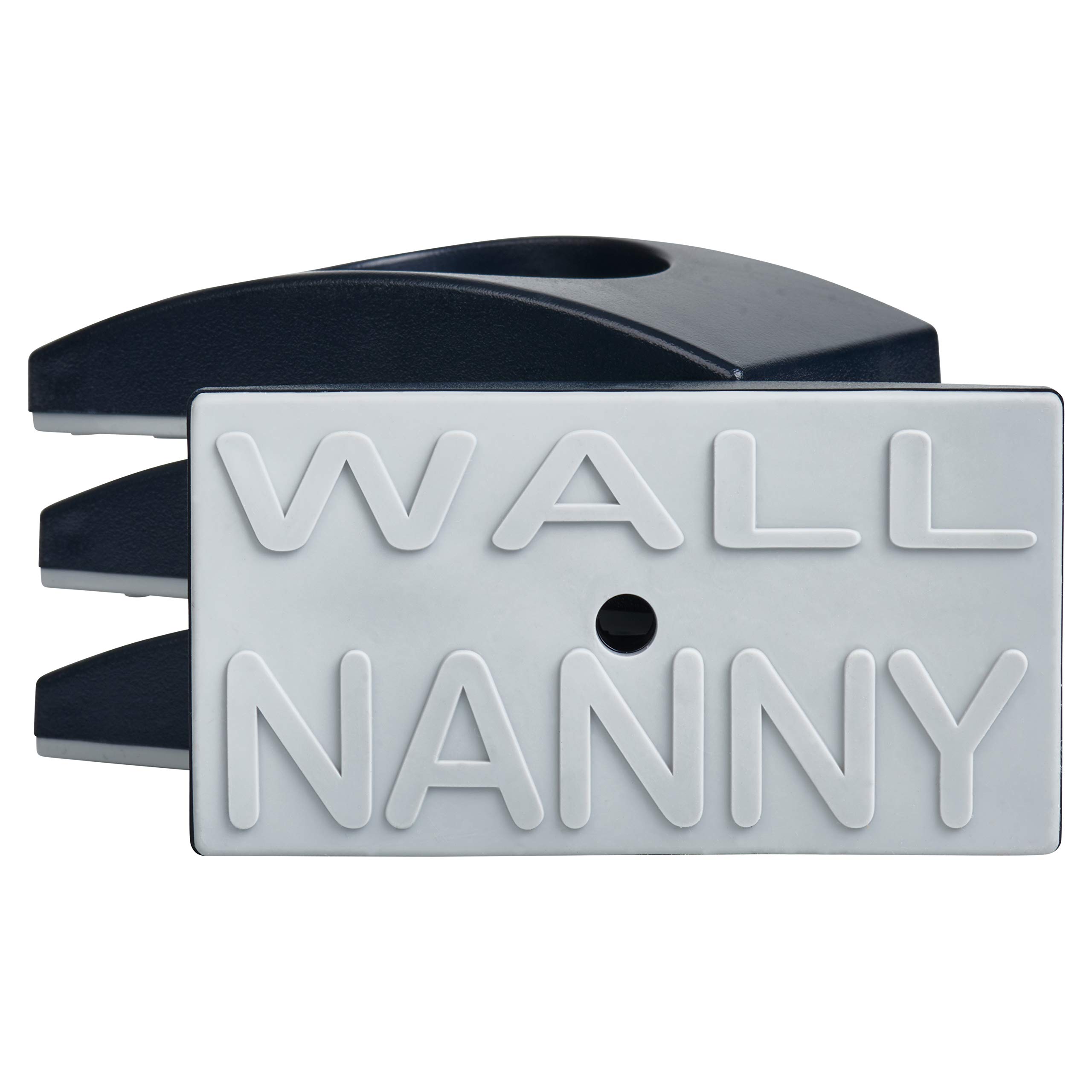 Wall Nanny - Baby Gate Wall Protector (Made in USA) Protect Walls & Doorways from Pet & Dog Gates - for Child Pressure Mounted Stair Safety Gate - No Safety Hazard on Bottom Spindles - Saver (Black)