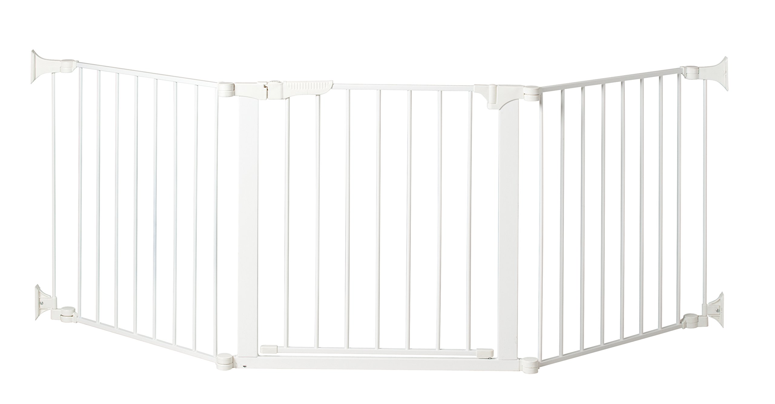 KidCo G3000 Auto Close Configure Gate w/ 30" Door - Wide Area Baby Gate Enclosure (White)