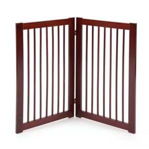 primetime petz 33239-e8 extension kit for 360 configurable walk through folding pet gate ,walnut,36"