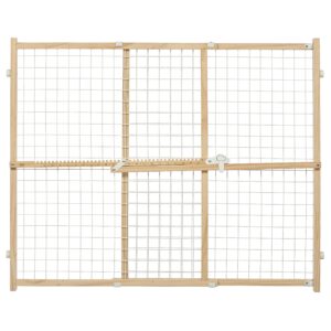 midwest homes for pets wire mesh pet safety gate, 32 inches tall & expands 29-50 inches wide