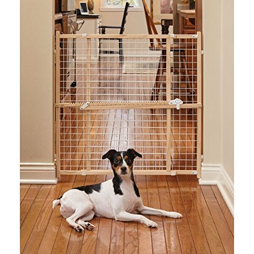 MidWest Homes for Pets Wire Mesh Pet Safety Gate, 32 Inches Tall & Expands 29-50 Inches Wide