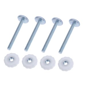 ibasenice 8 Pcs Child Playpen Screws Pet Safety Screws Pressure Threaded Spindle Rods Pressure Mounted Gate Screw M8 Spindle Rod Pressure Bolt The Fence Door Shaft Metal Baby