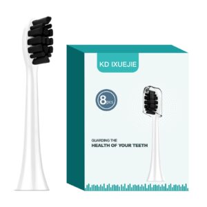 toothbrush replacement heads for philips sonicare : charcoal toothbrush heads compatible with c1-c2-c3 electric brush head（click-on/snap-on）