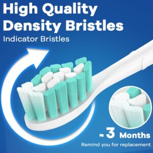 BrightDeal Toothbrush Heads for Philips Sonicare DiamondClean DailyClean EasyClean HealthyWhite ExpertClean W C1 C2 G2 C3 G3 W3 Sonic Electric Replacement Brush 1100 4100 5100 6100 White, 4 Pack