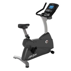 life fitness c3 upright indoor cycling exercise bike with go console