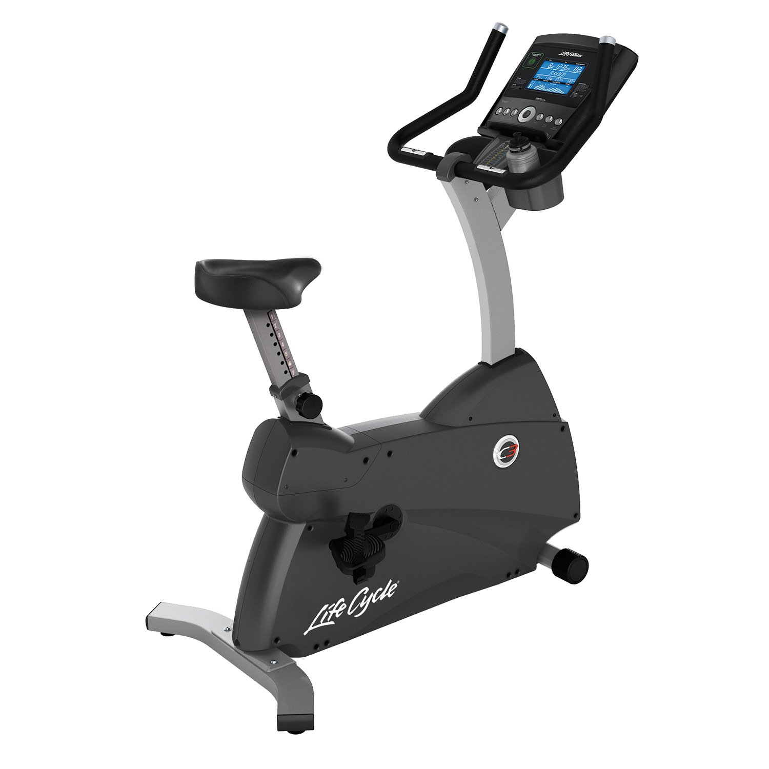 Life Fitness C3 Upright Indoor Cycling Exercise Bike with Go Console