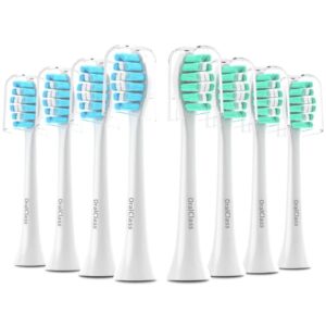 OralClass Replacement Toothbrush Heads for Philips Sonicare - Medium Soft, 8 Pack