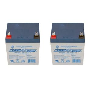 12V 5AH Battery Replacement for Philips C-3 Patient Monitor - 2 Pack