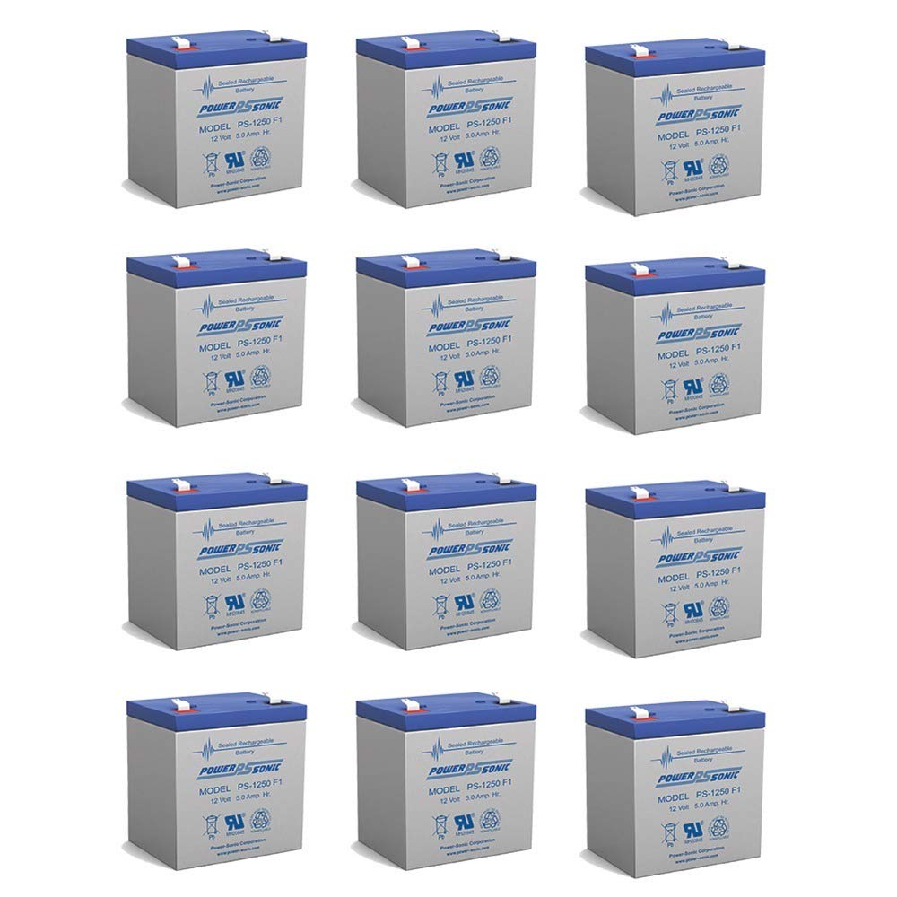 12V 5AH SLA Battery Replaces Philips C-3 Patient Monitor - 12 Pack