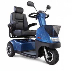 afikim - afiscooter c3 breeze - mid size mobility scooter - 3-wheel - blue