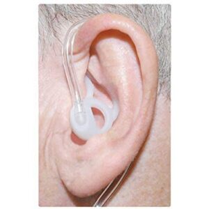 Ear Phone Connection EP-FUA-C3 Ambidextrous Skeleton Ear Tip, 3 pcs (Small, Medium and Large), Clear