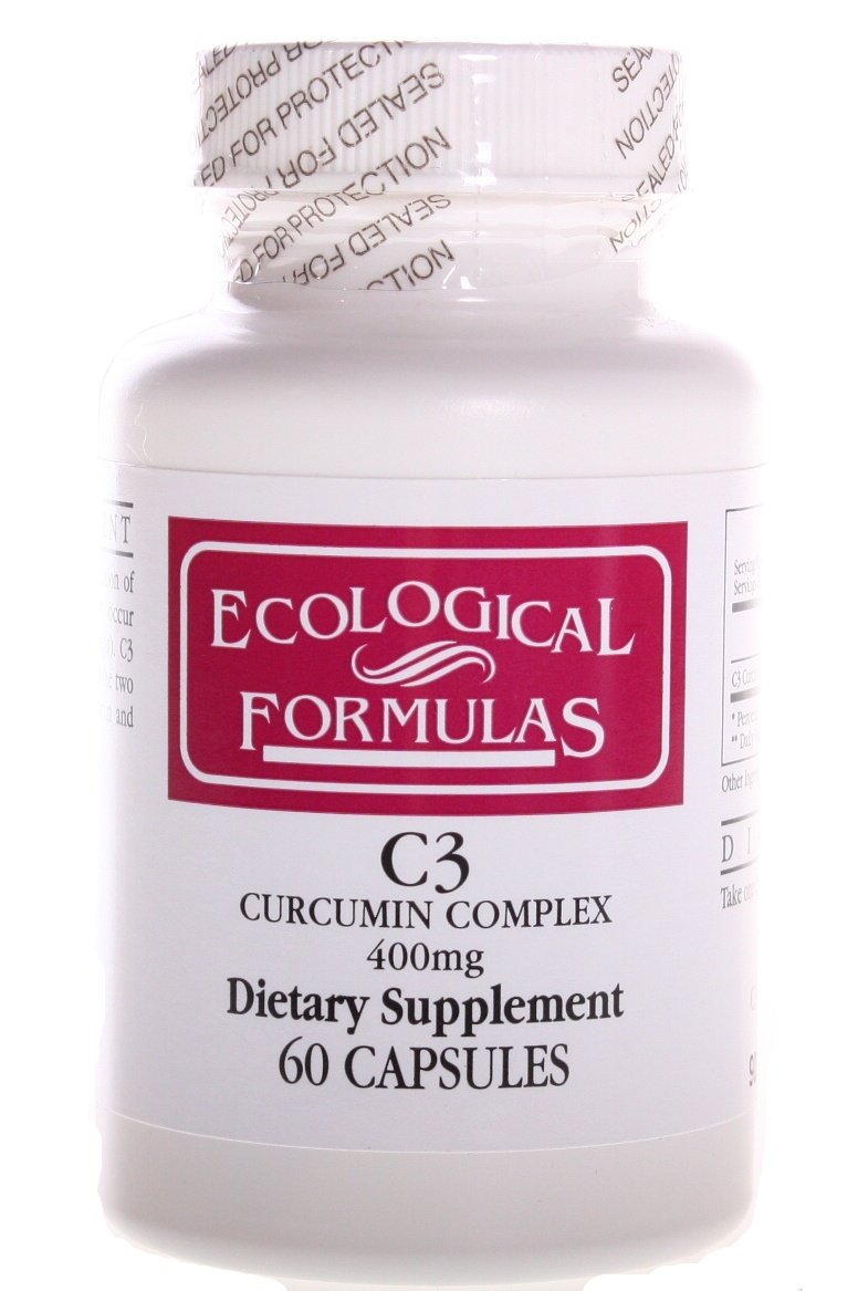 Ecological Formulas C3 Curcumin Complex 400 Mg, White, 60 Count