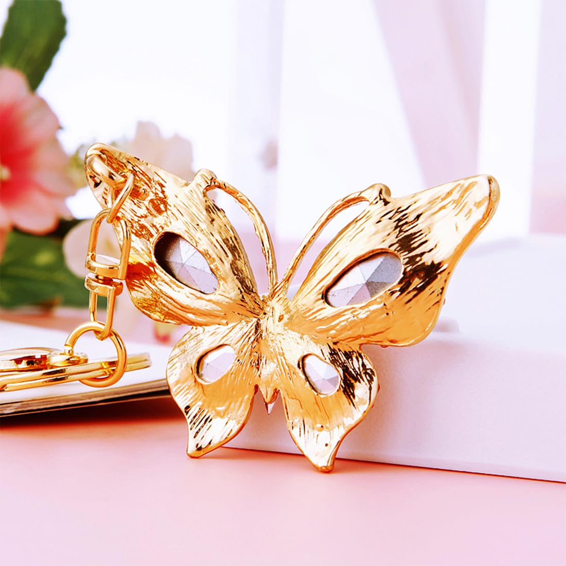 JUNQIU Butterfly Christmas Ornaments, 2024 Ornament for Christmas Tree, Monarch Butterfly Fancy Christmas Ornaments, Kids Christmas Ornaments Clearance -Butterfly Gifts for Women