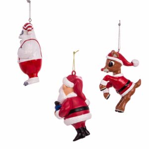 Rudolph The Red-Nosed Reindeer® Blow Mold Ornament 3-Piece Set